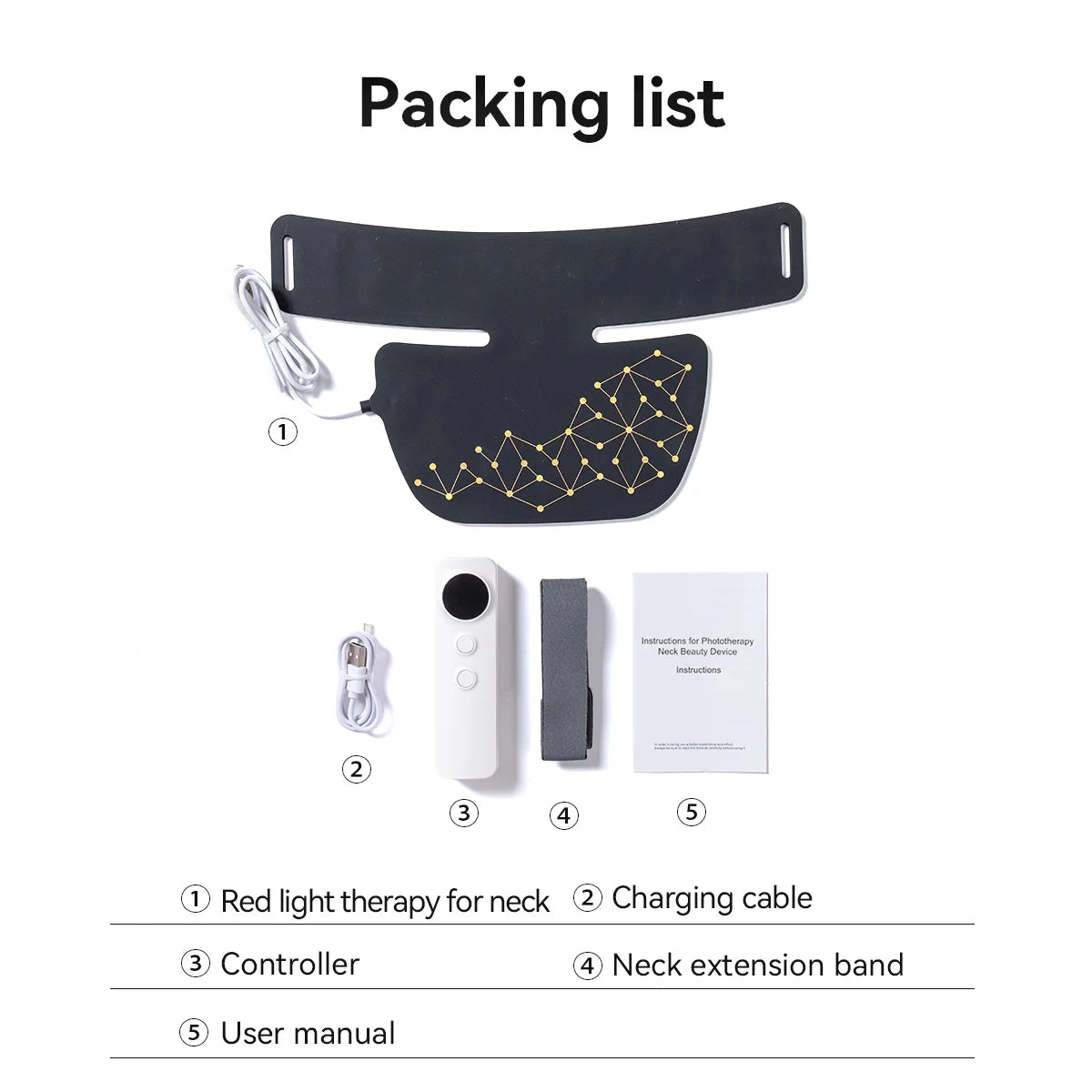 Hello Face Portable Red Infrared Blue LED Light Therapy Face Mask Acne Treatment, Skin Rejuvenation, Home Use for All Skin Types