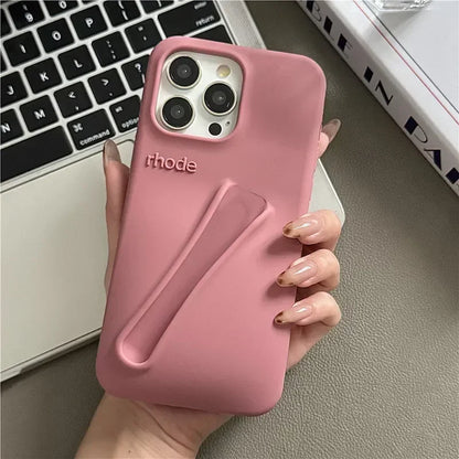 Brand Soft Silicone Case for IPhone17 16 15 14 13 12 11 Pro Max Plus Air Lipstick Portable Phone Case Without Lip Gloss and Box