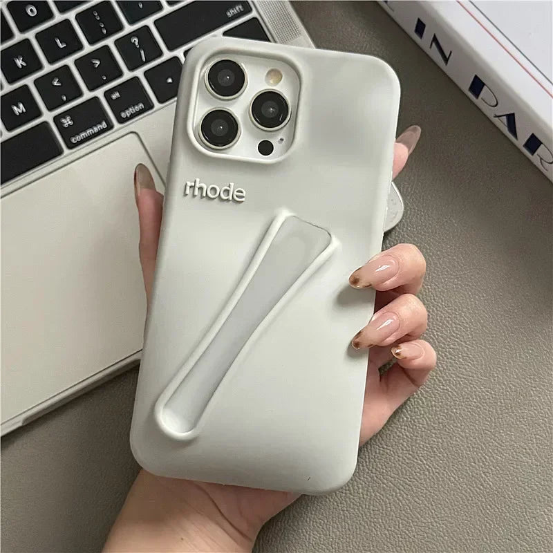 Brand Soft Silicone Case for IPhone17 16 15 14 13 12 11 Pro Max Plus Air Lipstick Portable Phone Case Without Lip Gloss and Box