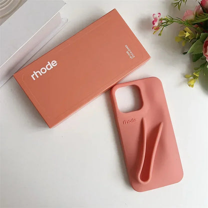 Brand Soft Silicone Case for IPhone17 16 15 14 13 12 11 Pro Max Plus Air Lipstick Portable Phone Case Without Lip Gloss and Box
