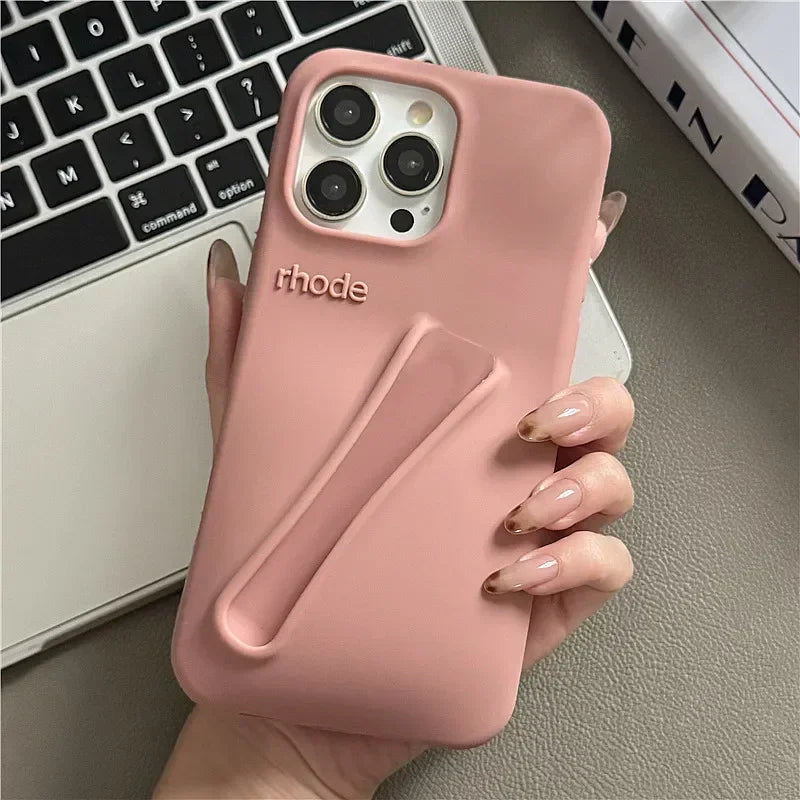 Brand Soft Silicone Case for IPhone17 16 15 14 13 12 11 Pro Max Plus Air Lipstick Portable Phone Case Without Lip Gloss and Box