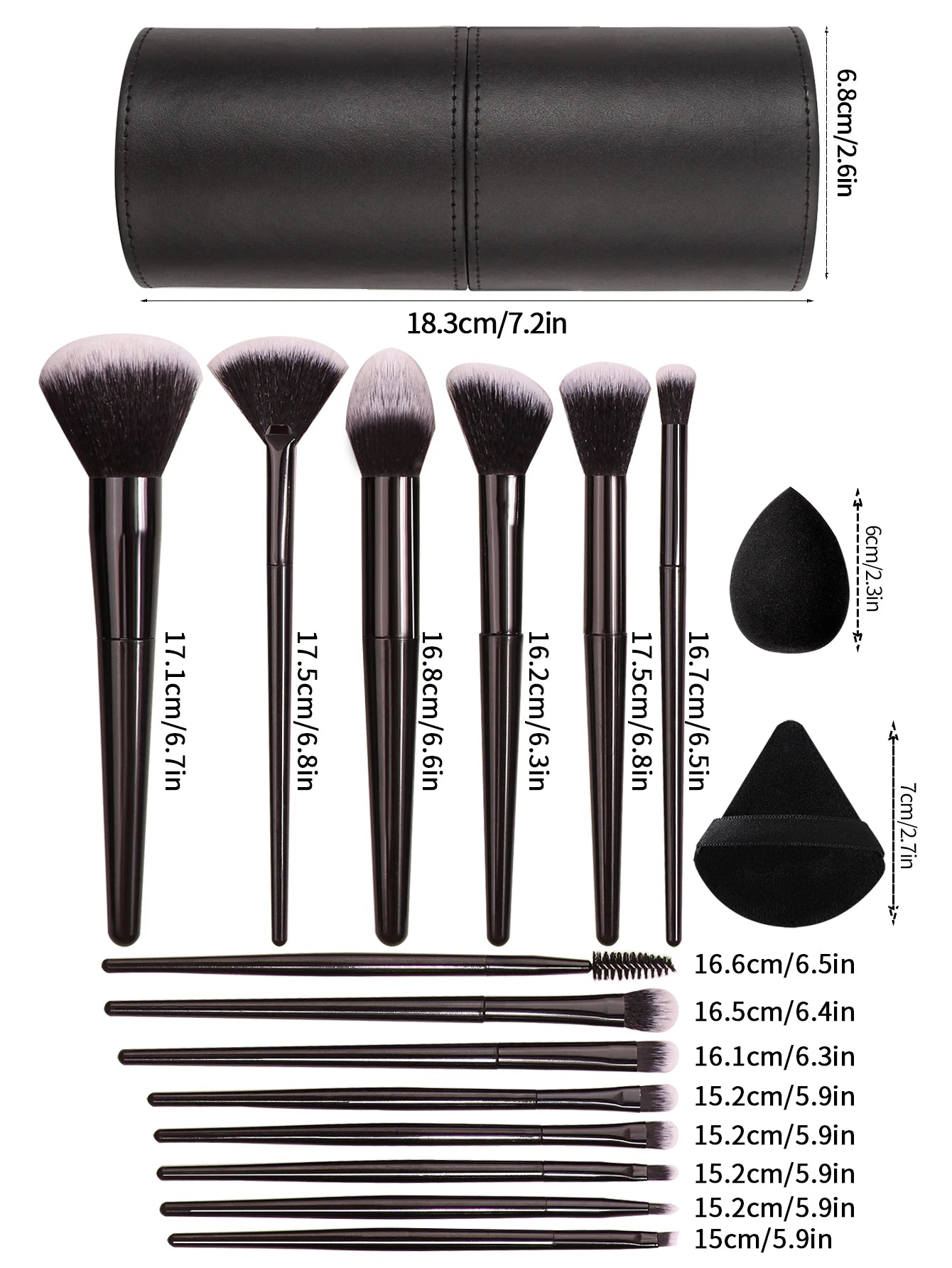 Professional 21 piece Super soft Brush Set