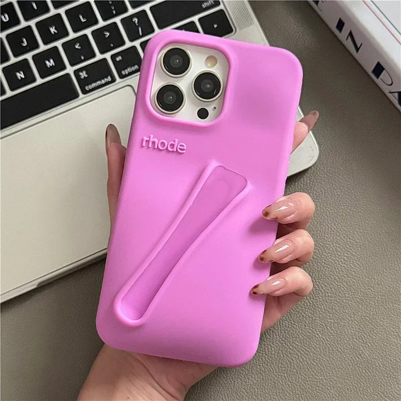 Brand Soft Silicone Case for IPhone17 16 15 14 13 12 11 Pro Max Plus Air Lipstick Portable Phone Case Without Lip Gloss and Box