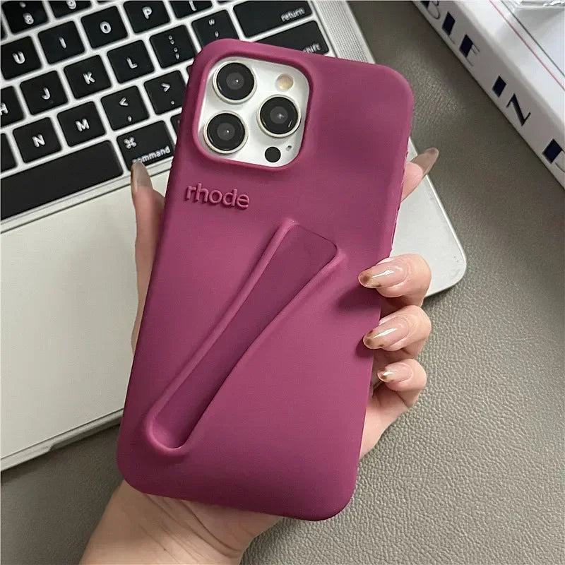 Brand Soft Silicone Case for IPhone17 16 15 14 13 12 11 Pro Max Plus Air Lipstick Portable Phone Case Without Lip Gloss and Box