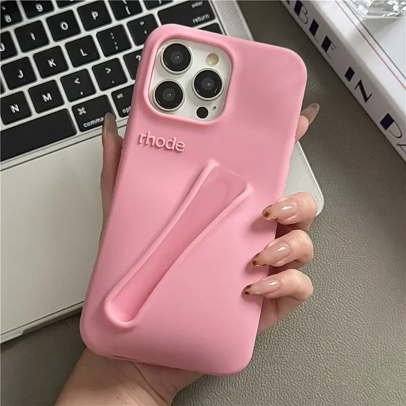 Brand Soft Silicone Case for IPhone17 16 15 14 13 12 11 Pro Max Plus Air Lipstick Portable Phone Case Without Lip Gloss and Box