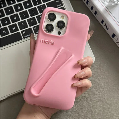 Brand Soft Silicone Case for IPhone17 16 15 14 13 12 11 Pro Max Plus Air Lipstick Portable Phone Case Without Lip Gloss and Box