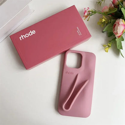 Brand Soft Silicone Case for IPhone17 16 15 14 13 12 11 Pro Max Plus Air Lipstick Portable Phone Case Without Lip Gloss and Box