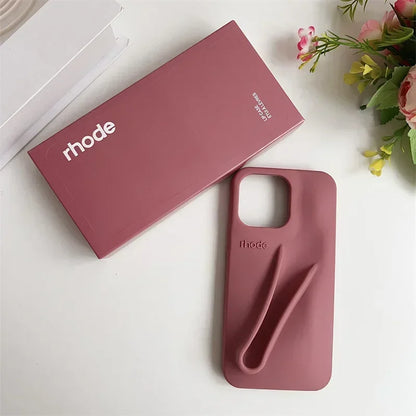 Brand Soft Silicone Case for IPhone17 16 15 14 13 12 11 Pro Max Plus Air Lipstick Portable Phone Case Without Lip Gloss and Box